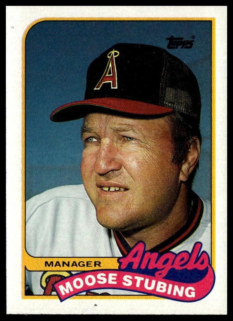 1989 Topps #444 Moose Stubing