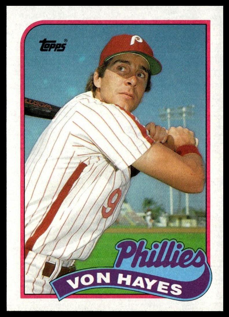 1989 Topps #385 Von Hayes