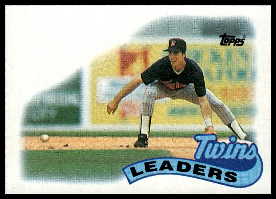 1989 Topps #429 Twins Leaders