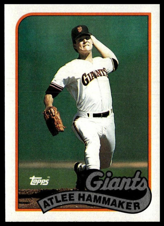 1989 Topps #572 Atlee Hammaker