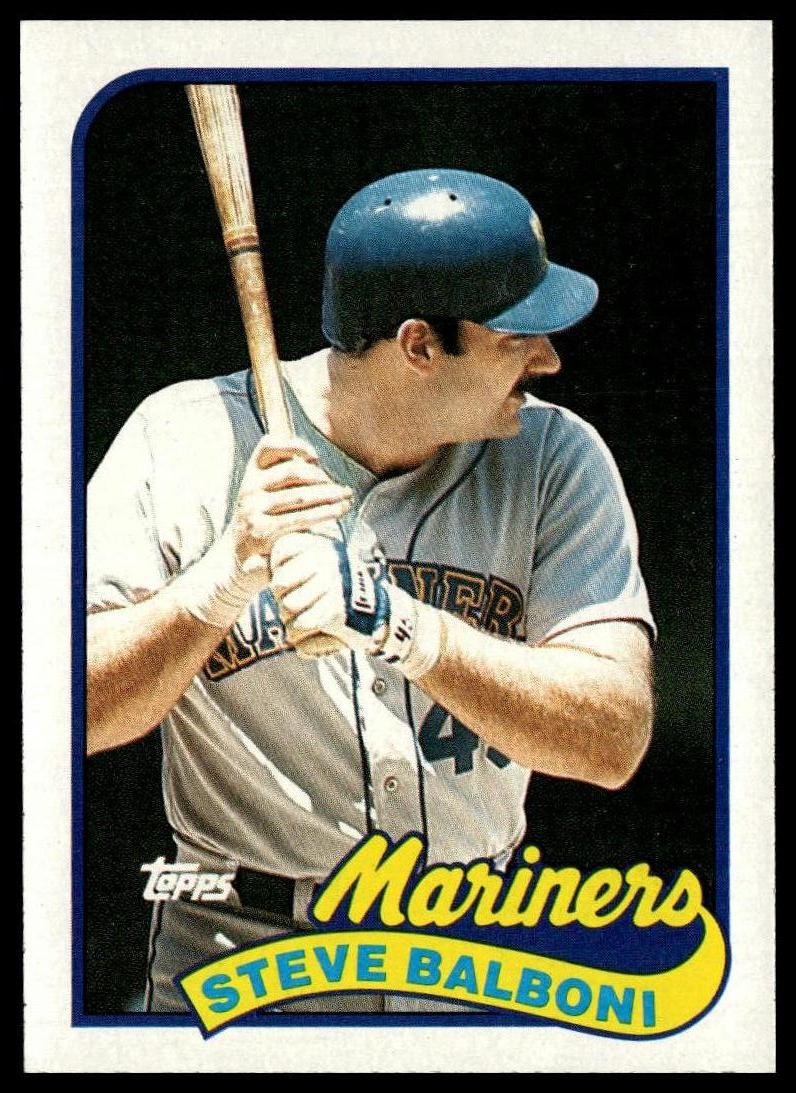 1989 Topps #336 Steve Balboni
