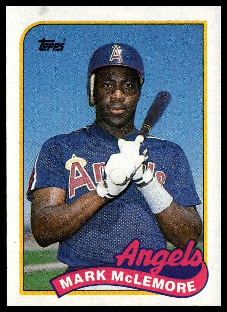 1989 Topps #547 Mark McLemore