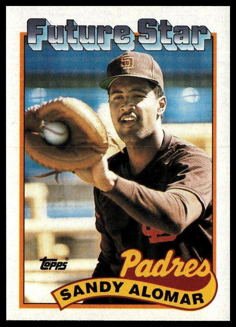 1989 Topps #648b Sandy Alomar