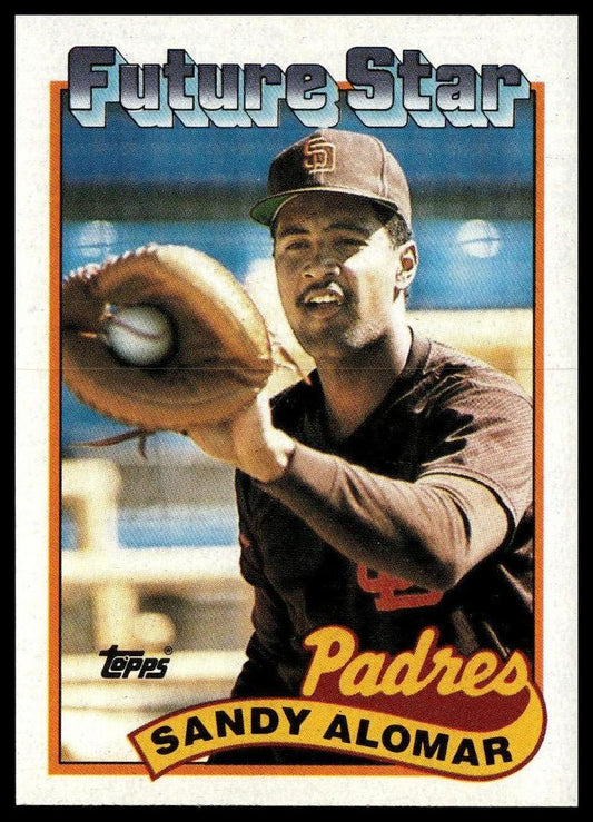 1989 Topps #648b Sandy Alomar