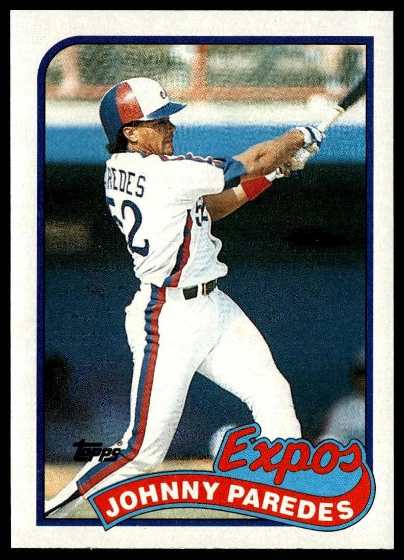 1989 Topps #367 Johnny Paredes