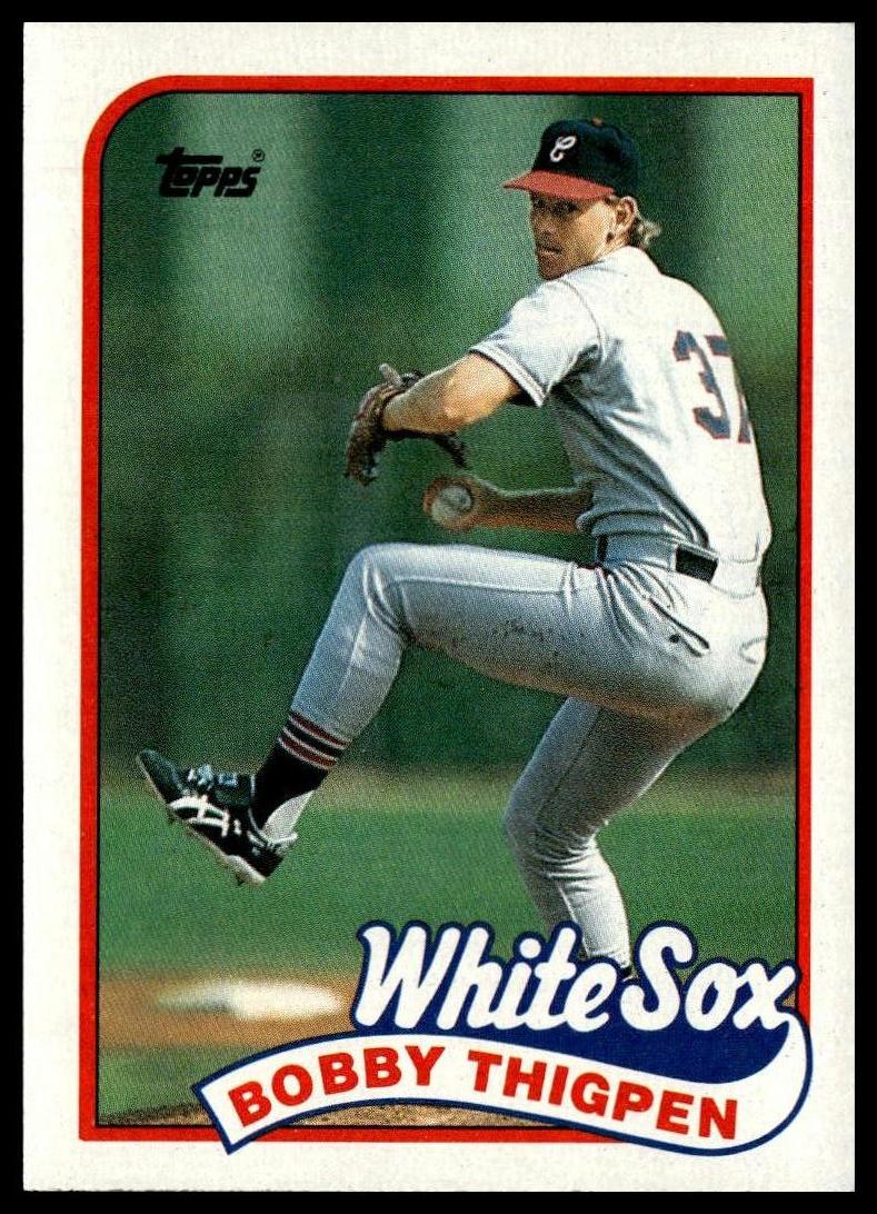 1989 Topps #762 Bobby Thigpen