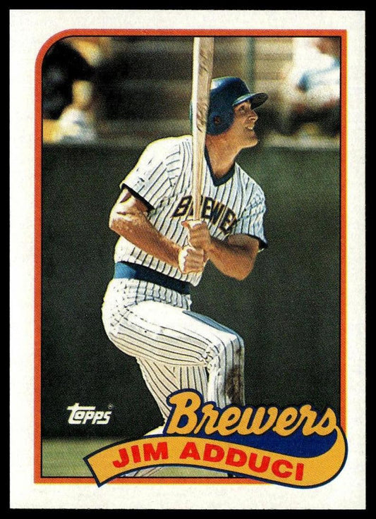 1989 Topps #338 Jim Adduci