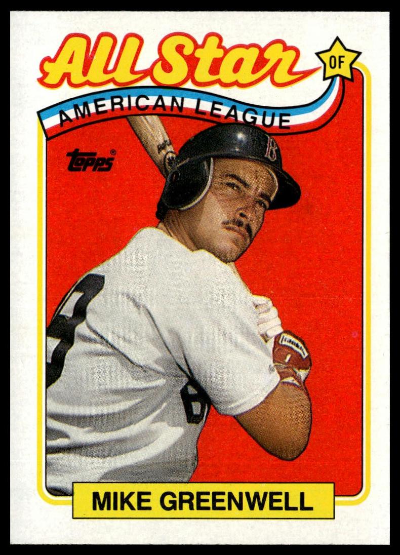 1989 Topps #402 Mike Greenwell