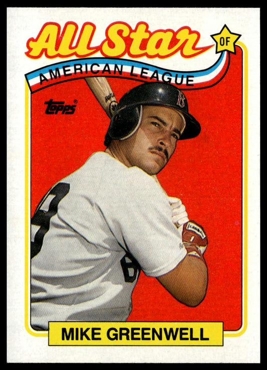 1989 Topps #402 Mike Greenwell