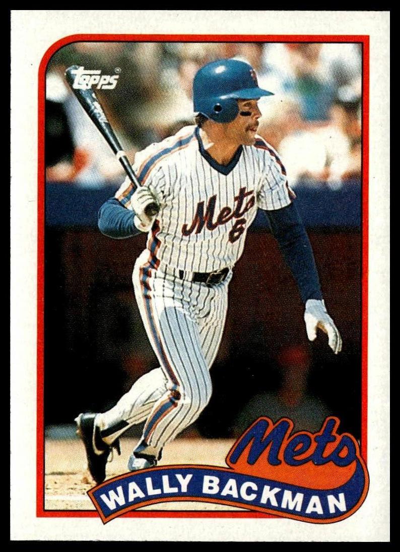 1989 Topps #508 Wally Backman
