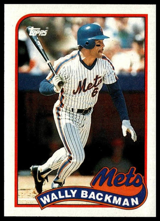 1989 Topps #508 Wally Backman
