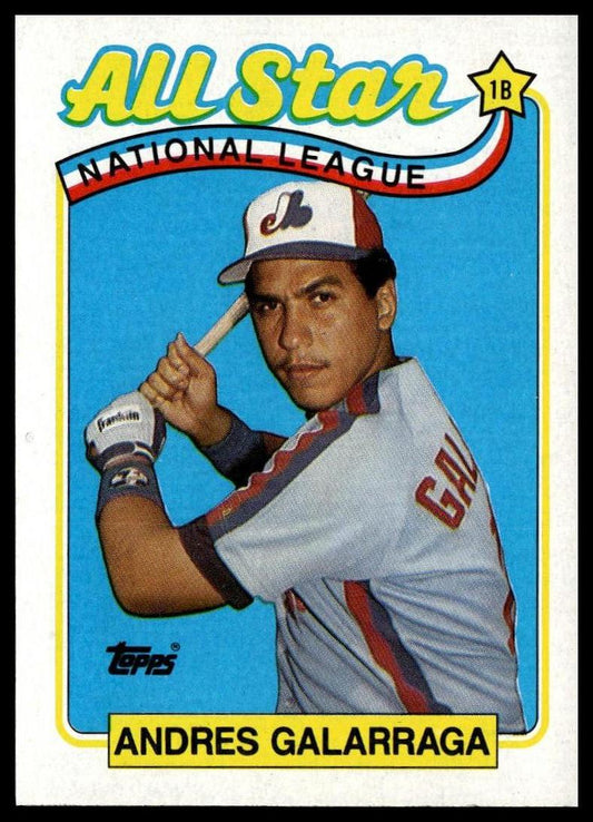 1989 Topps #386 Andres Galarraga
