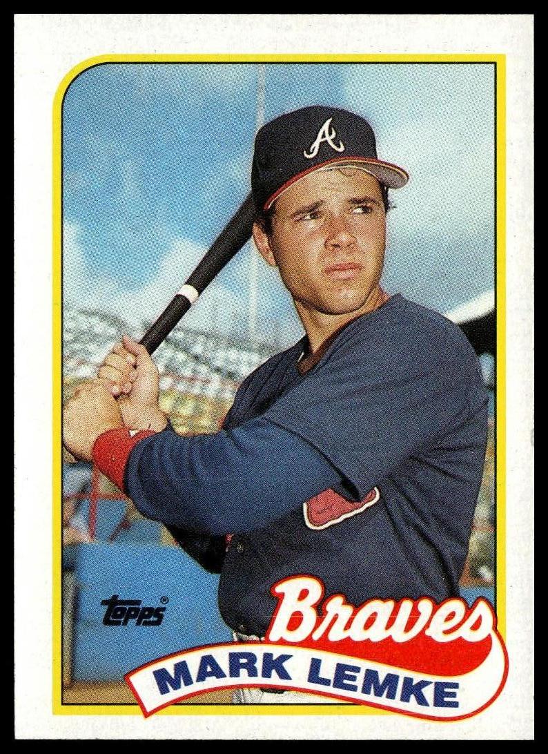 1989 Topps #327 Mark Lemke