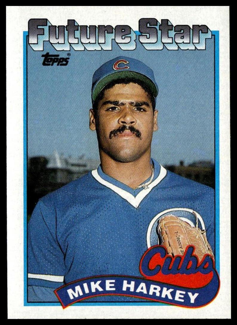1989 Topps #742a Mike Harkey