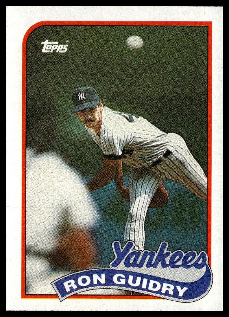 1989 Topps #255 Ron Guidry