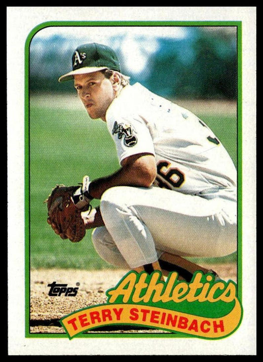 1989 Topps #725 Terry Steinbach