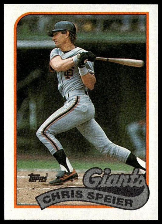 1989 Topps #94 Chris Speier
