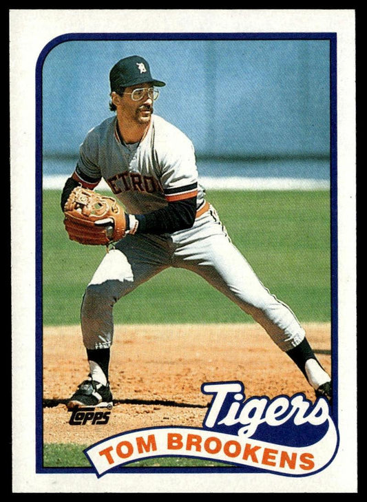 1989 Topps #342 Tom Brookens