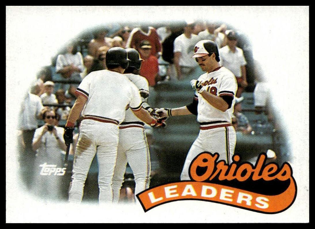 1989 Topps #381 Orioles Leaders