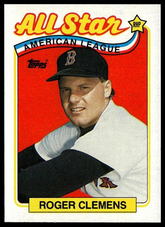 1989 Topps #405 Roger Clemens