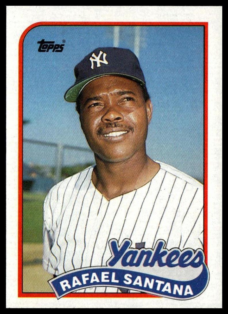 1989 Topps #792 Rafael Santana