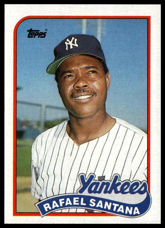 1989 Topps #792 Rafael Santana