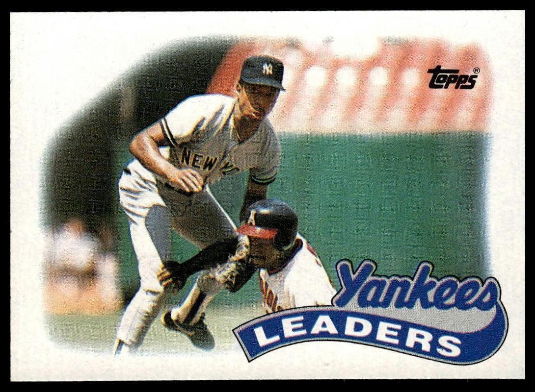 1989 Topps #519 Yankees Leaders