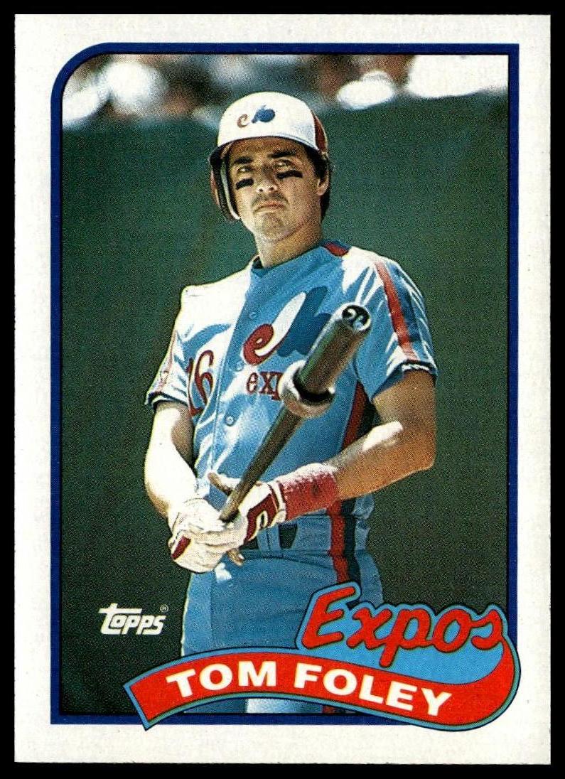 1989 Topps #529 Tom Foley