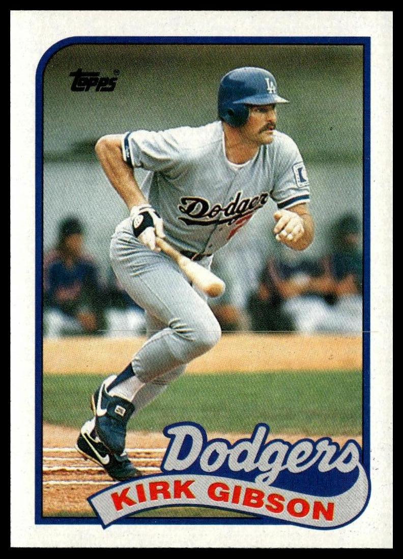 1989 Topps #340 Kirk Gibson