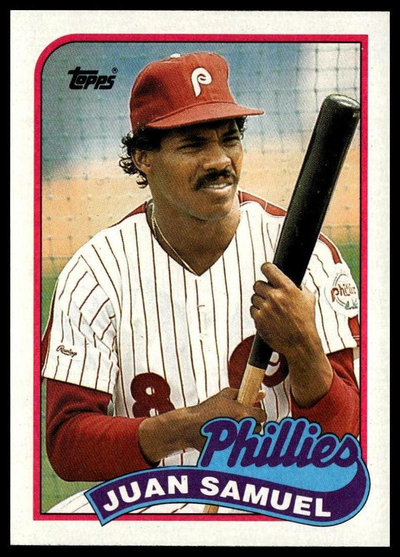 1989 Topps #575 Juan Samuel