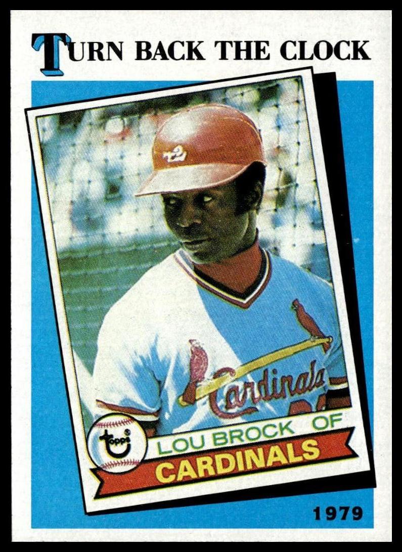 1989 Topps #662 Lou Brock