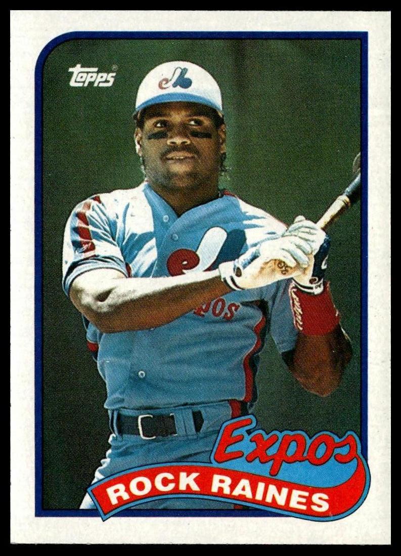 1989 Topps #560 Rock Raines