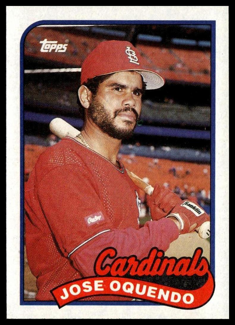 1989 Topps #442 Jose Oquendo