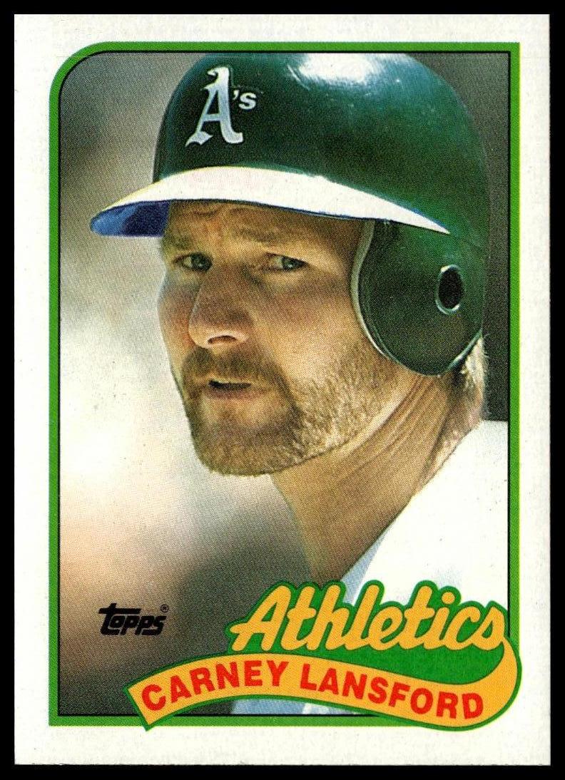 1989 Topps #47 Carney Lansford
