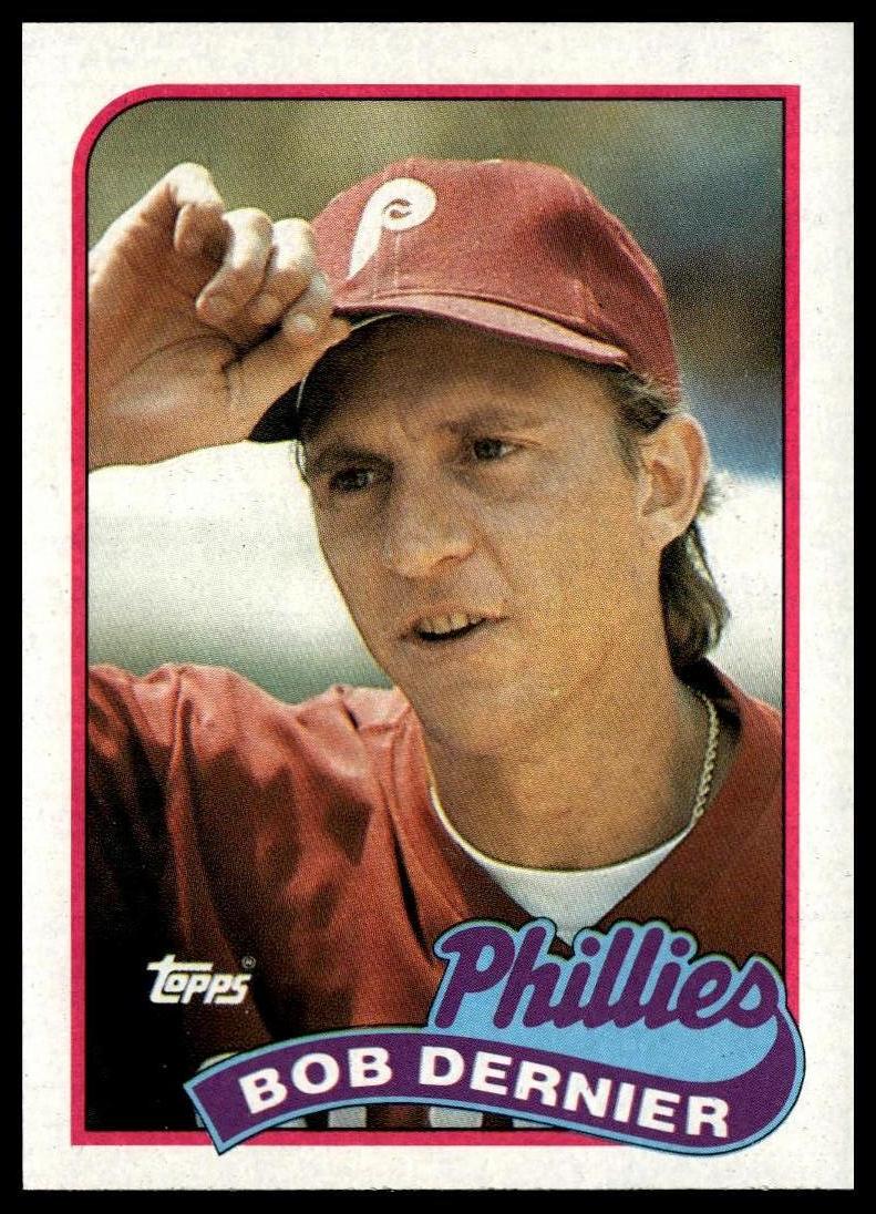 1989 Topps #418 Bob Dernier