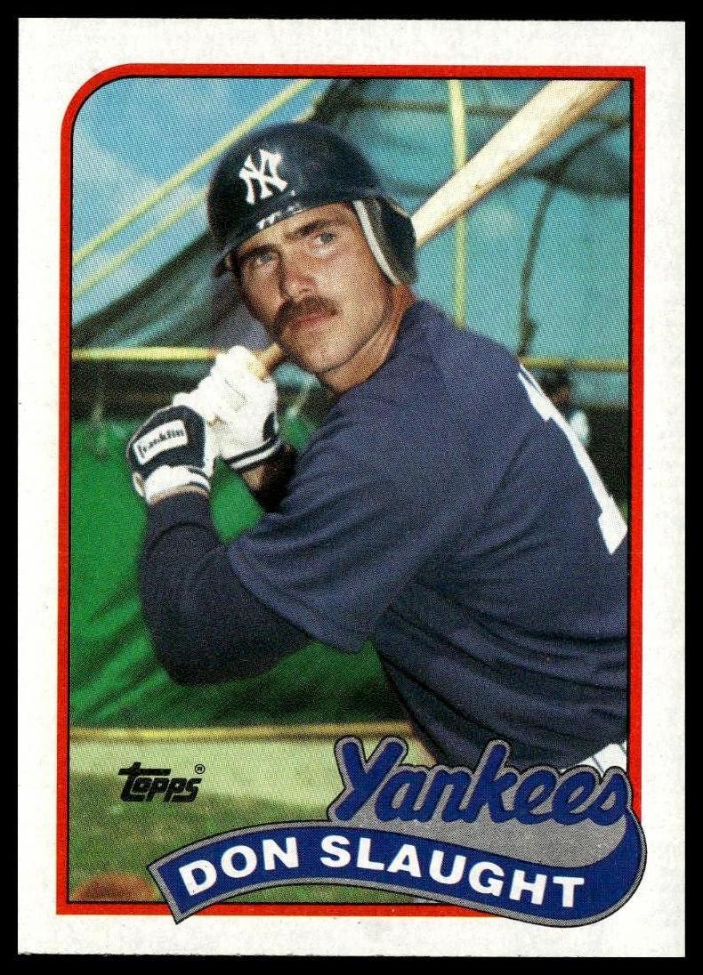 1989 Topps #611 Don Slaught