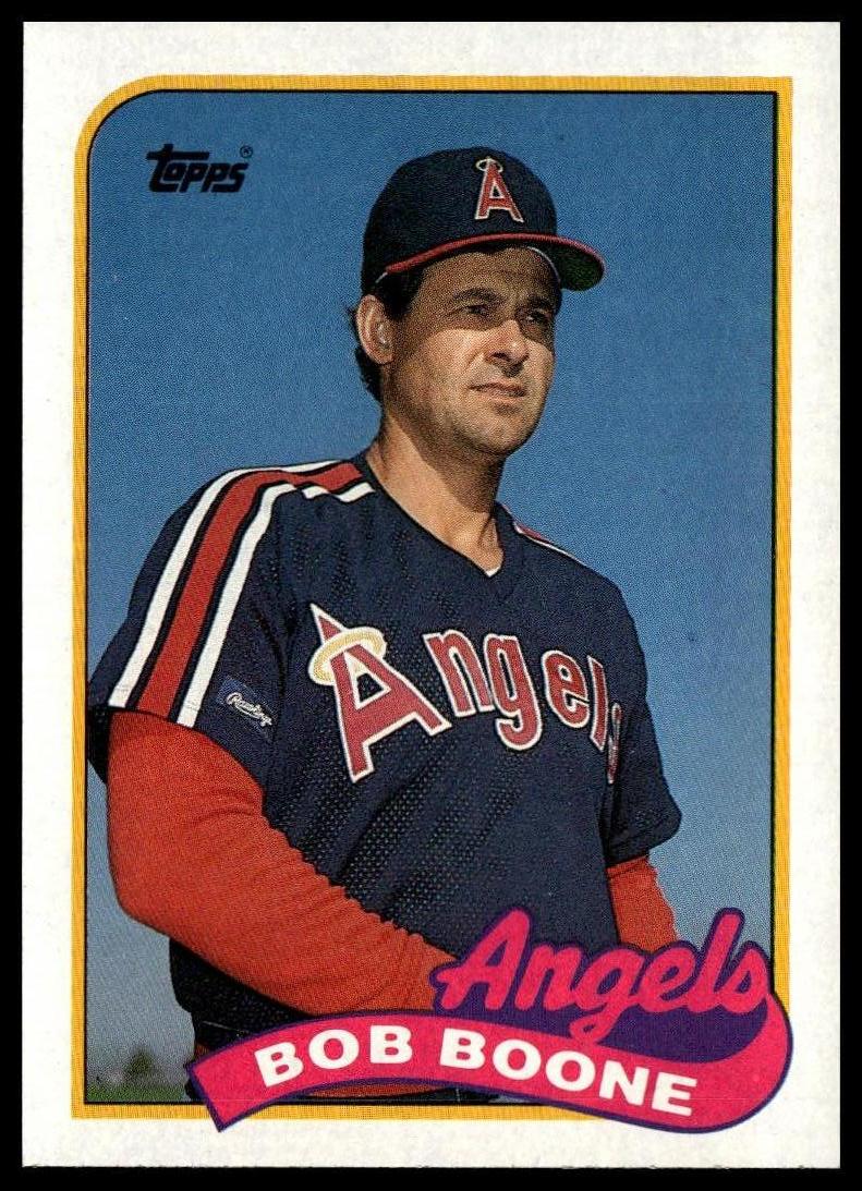 1989 Topps #243 Bob Boone