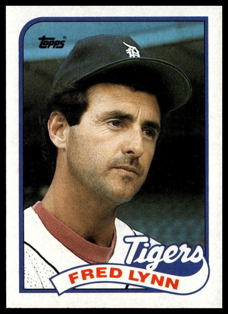 1989 Topps #416 Fred Lynn