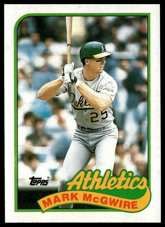 1989 Topps #70 Mark McGwire