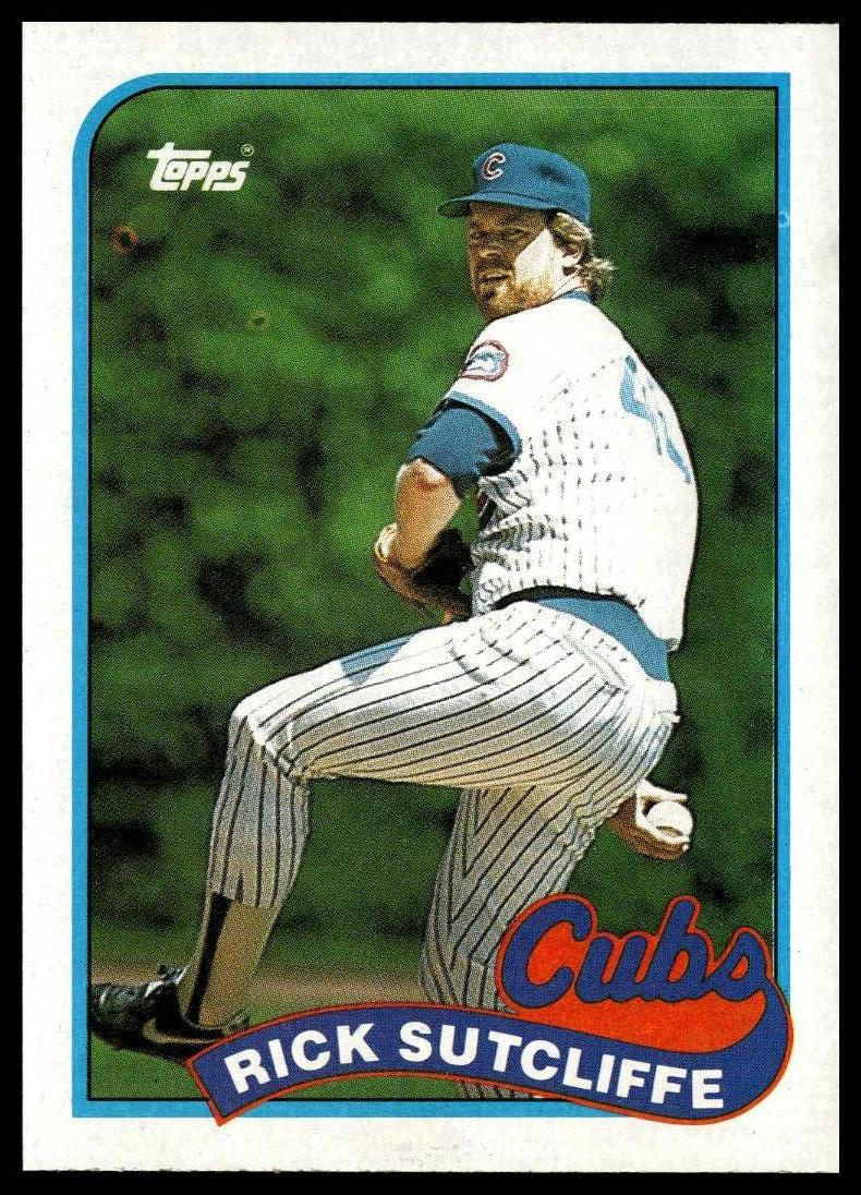 1989 Topps #520 Rick Sutcliffe