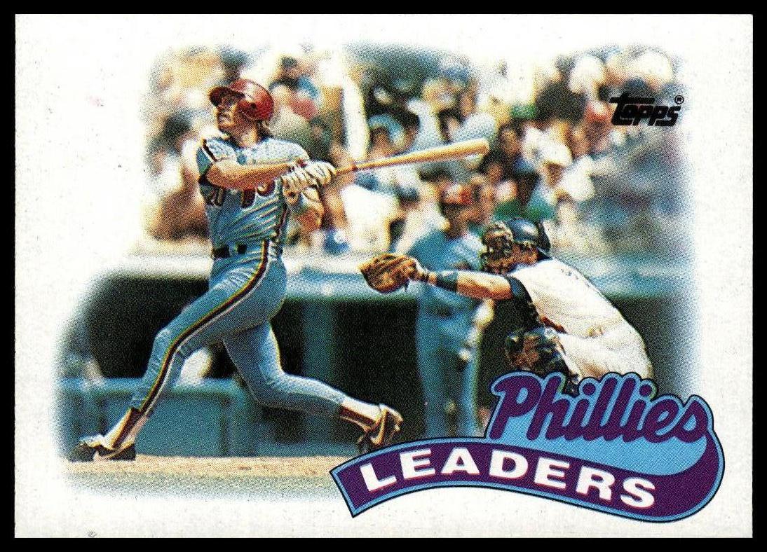1989 Topps #489 Phillies Leaders
