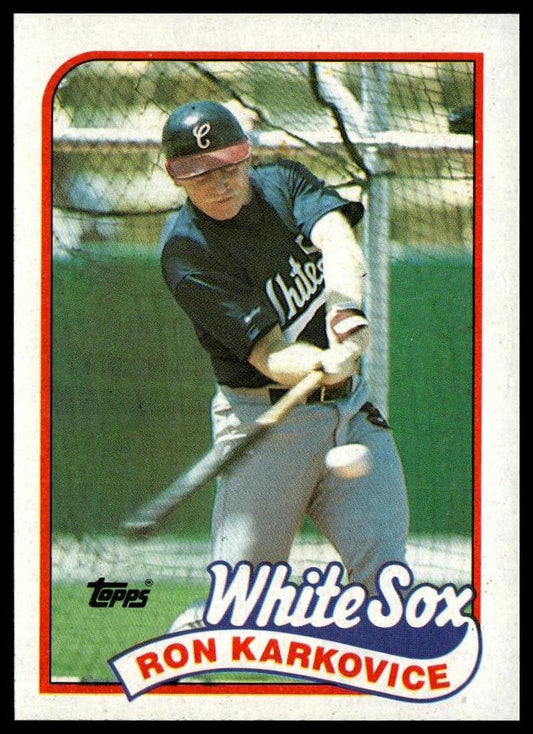 1989 Topps #308 Ron Karkovice