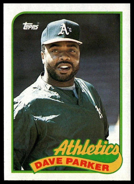 1989 Topps #475 Dave Parker