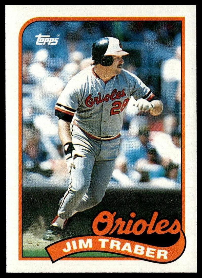 1989 Topps #124 Jim Traber