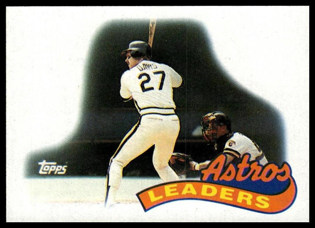 1989 Topps #579 Astros Leaders
