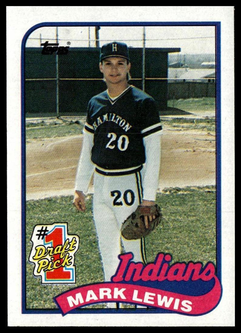 1989 Topps #222 Mark Lewis