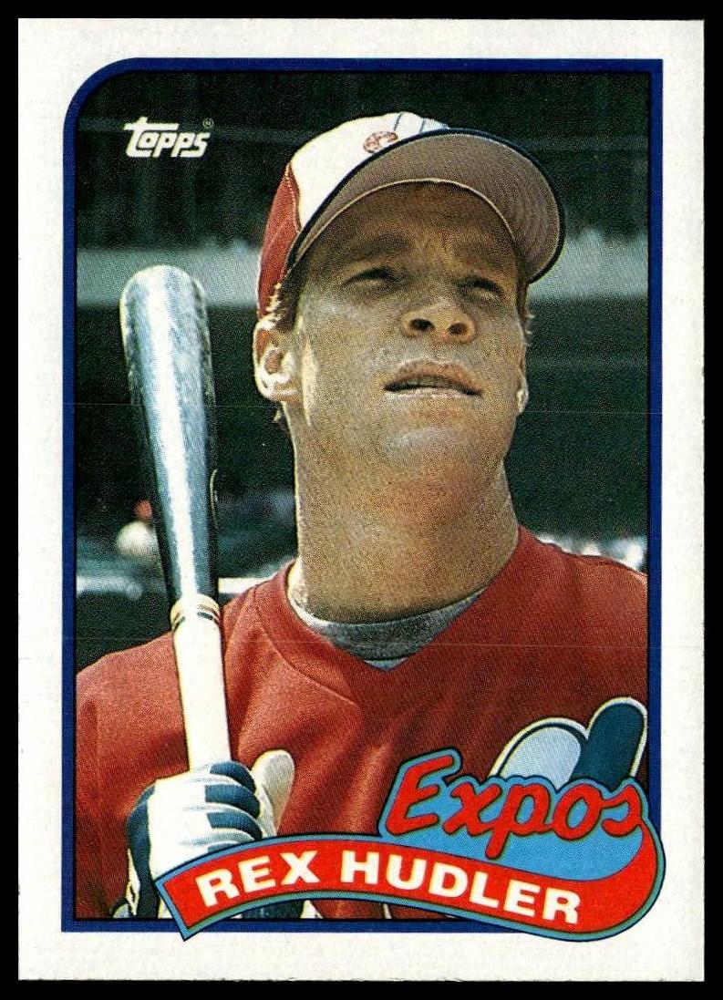1989 Topps #346 Rex Hudler