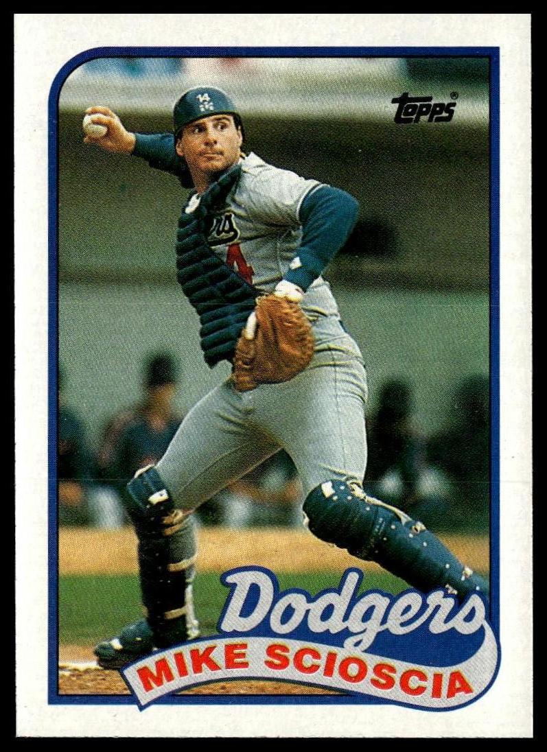1989 Topps #755 Mike Scioscia
