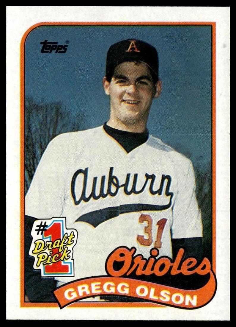 1989 Topps #161 Gregg Olson