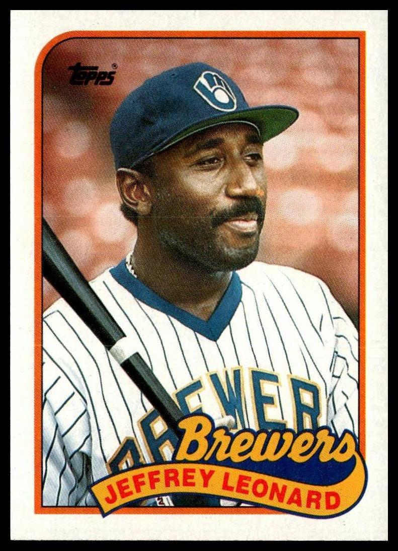 1989 Topps #160 Jeffrey Leonard